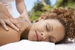 Black women recieving massage